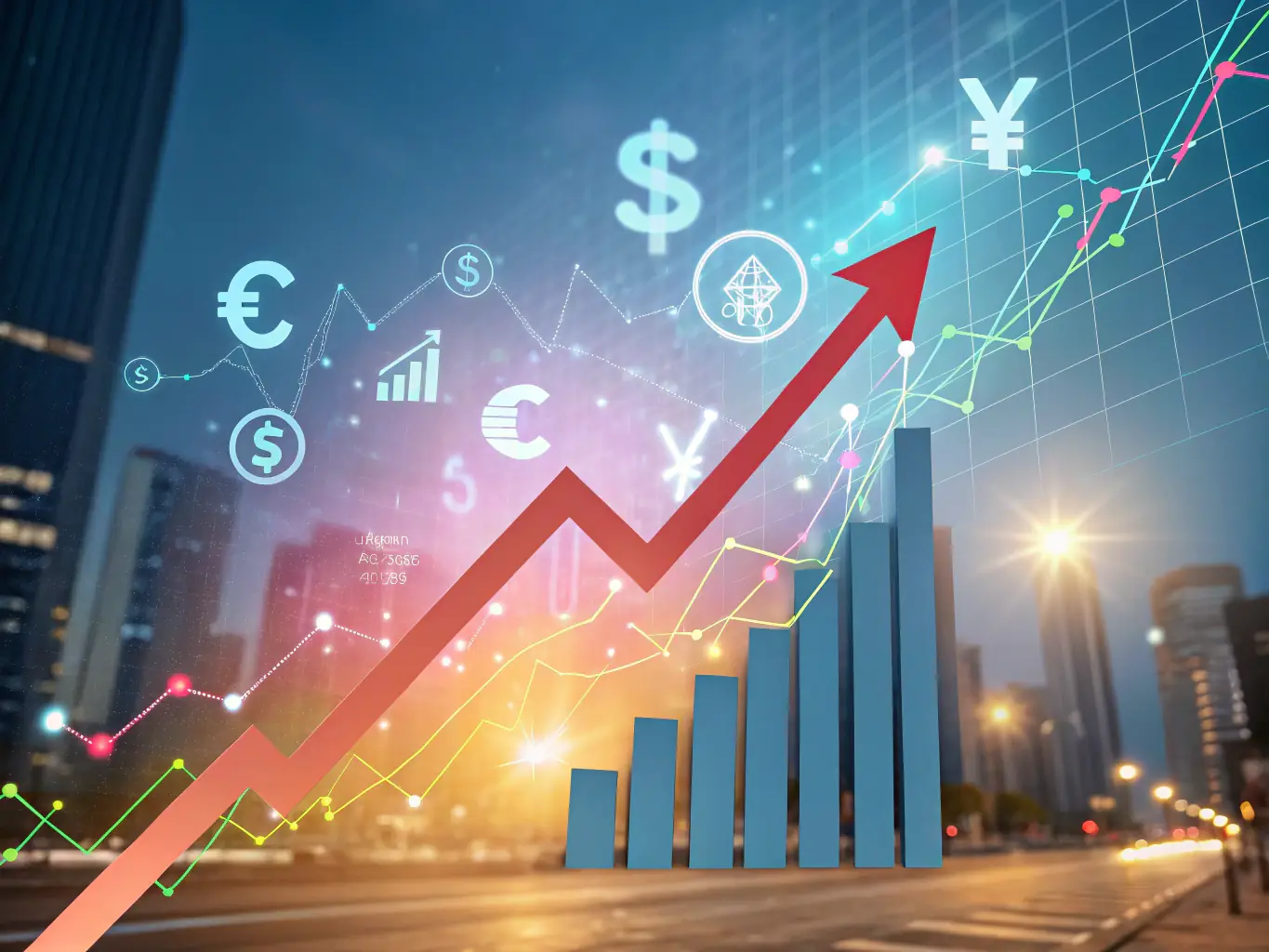 A visually appealing chart illustrating market trends and potential growth areas for a business.
